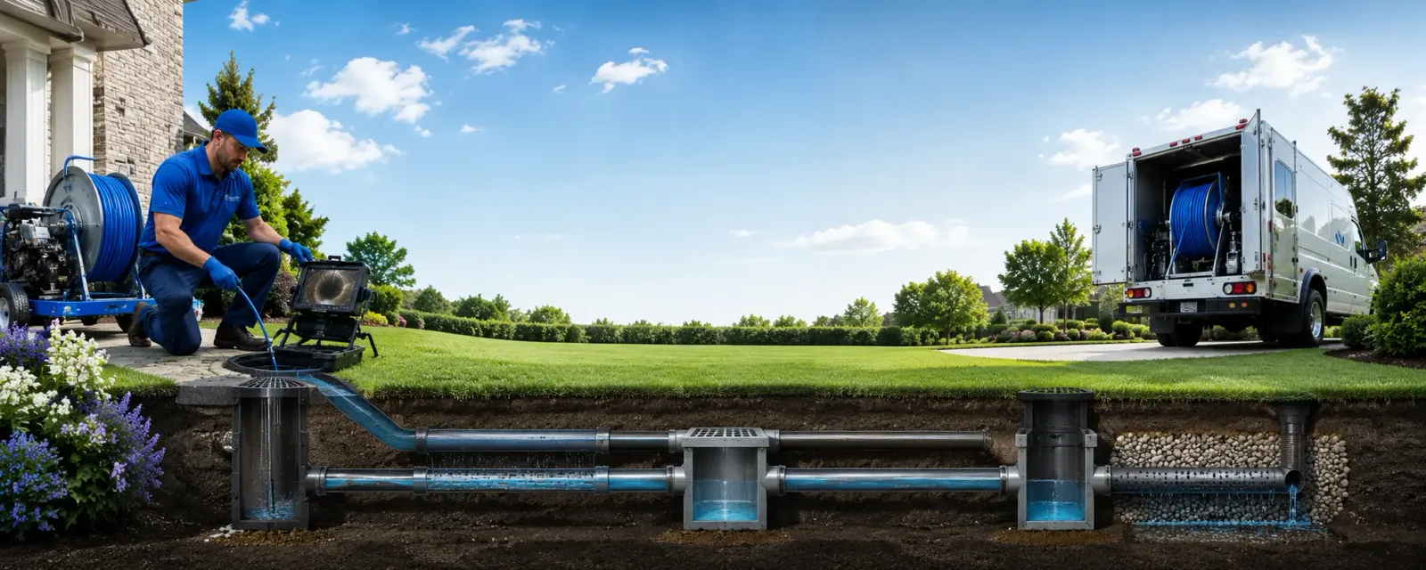 Outdoor drain cleaning information for Fairfield, TX